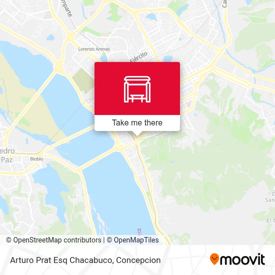 Arturo Prat Esq Chacabuco map