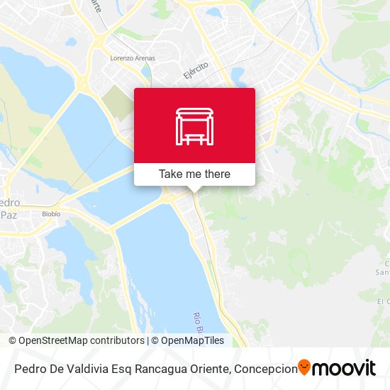 Pedro De Valdivia Esq Rancagua  Oriente map