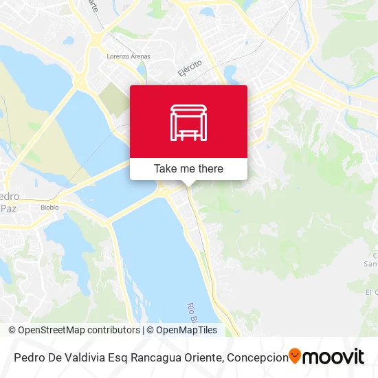 Mapa de Pedro De Valdivia Esq Rancagua  Oriente