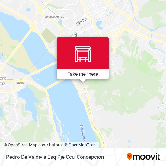 Pedro De Valdivia Esq Pje Ccu map