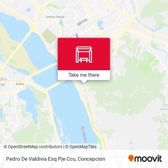Mapa de Pedro De Valdivia Esq Pje Ccu