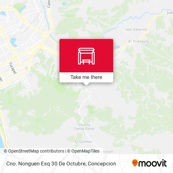 Mapa de Cno. Nonguen Esq 30 De Octubre
