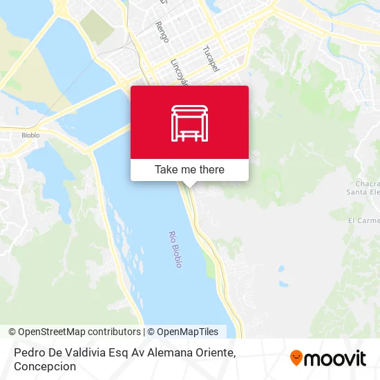 Mapa de Pedro De Valdivia Esq Av Alemana  Oriente