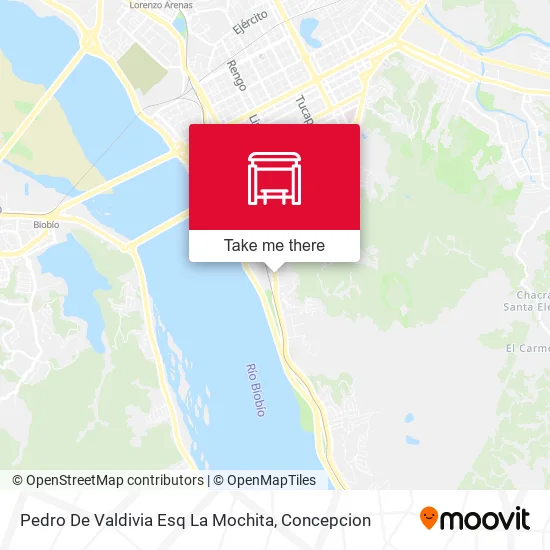 Mapa de Pedro De Valdivia Esq La Mochita
