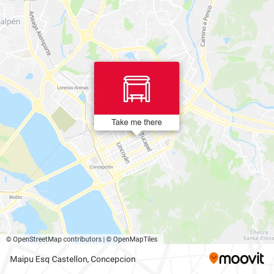 Mapa de Maipu Esq Castellon