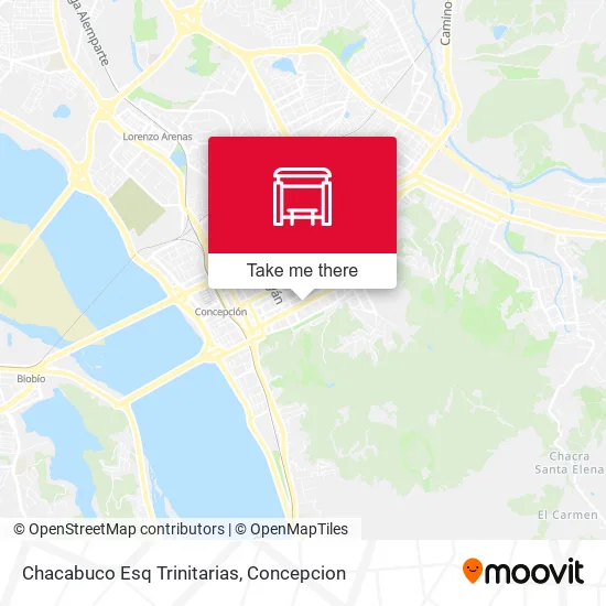 Mapa de Chacabuco Esq Trinitarias
