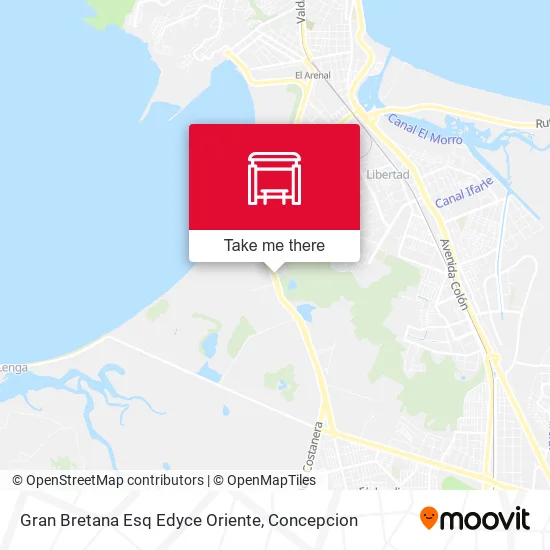Mapa de Gran Bretana Esq Edyce  Oriente