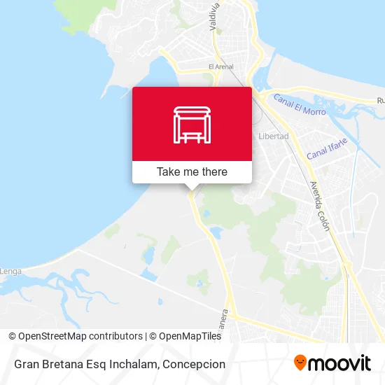 Mapa de Gran Bretana Esq Inchalam