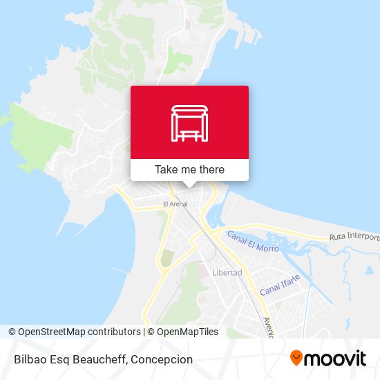 Mapa de Bilbao Esq Beaucheff