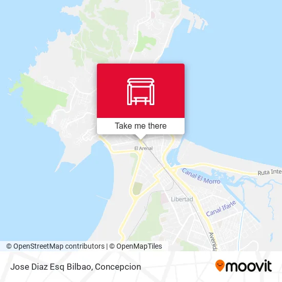 Mapa de Jose Diaz Esq Bilbao