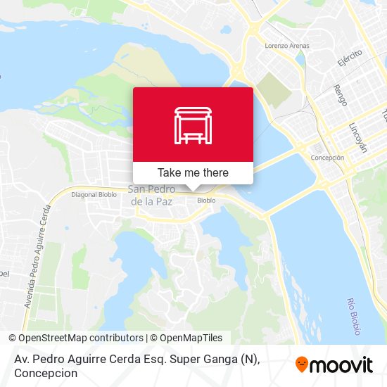 Av. Pedro Aguirre Cerda Esq. Super Ganga (N) map