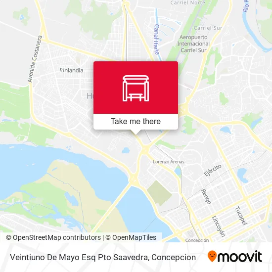 Mapa de Veintiuno De Mayo Esq Pto Saavedra