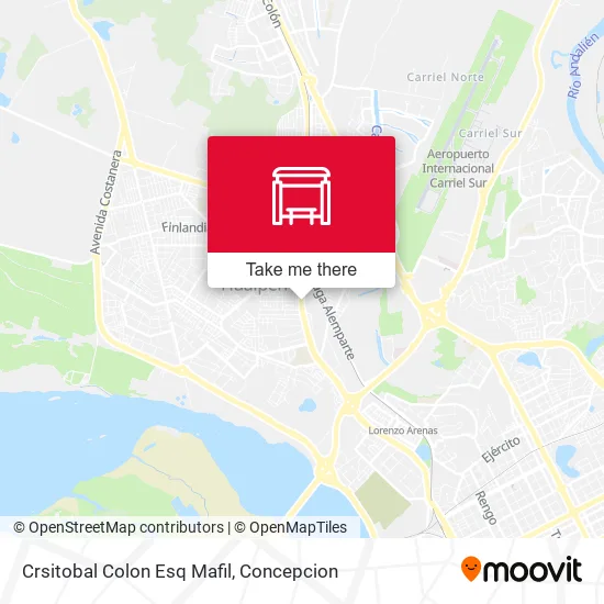 Mapa de Crsitobal Colon Esq Mafil