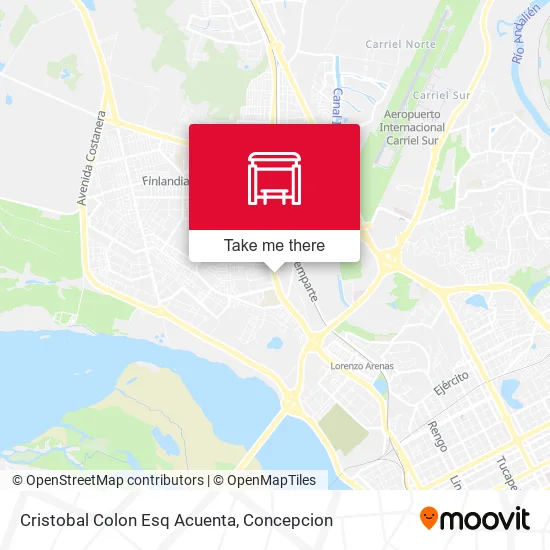 Mapa de Cristobal Colon Esq Acuenta
