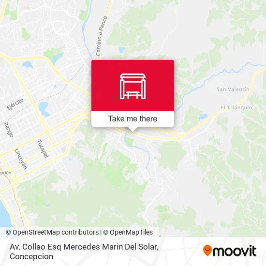 Mapa de Av. Collao Esq Mercedes Marin Del Solar