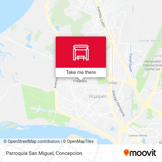 Mapa de Parroquia San Miguel
