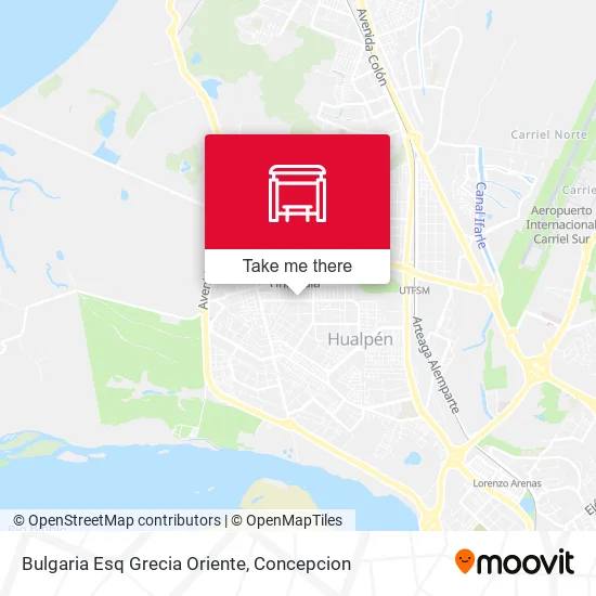 Mapa de Bulgaria Esq Grecia  Oriente
