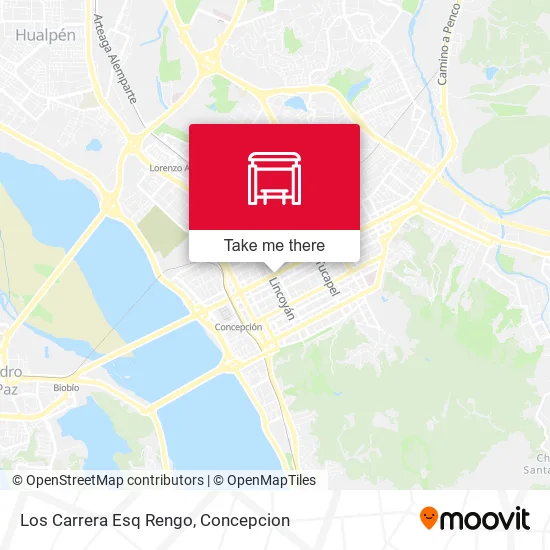 Los Carrera Esq Rengo map