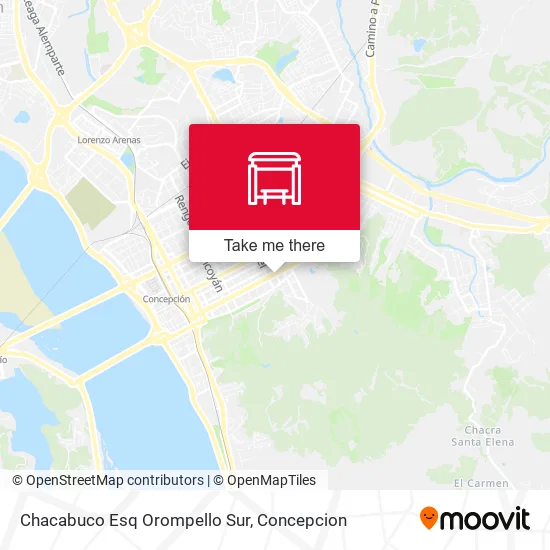 Mapa de Chacabuco Esq Orompello  Sur