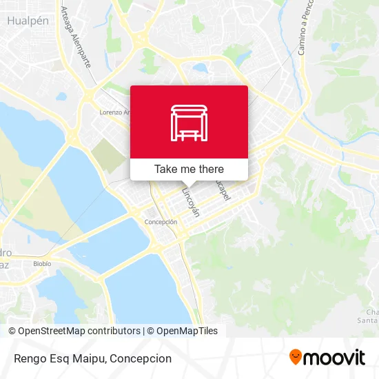 Mapa de Rengo Esq Maipu