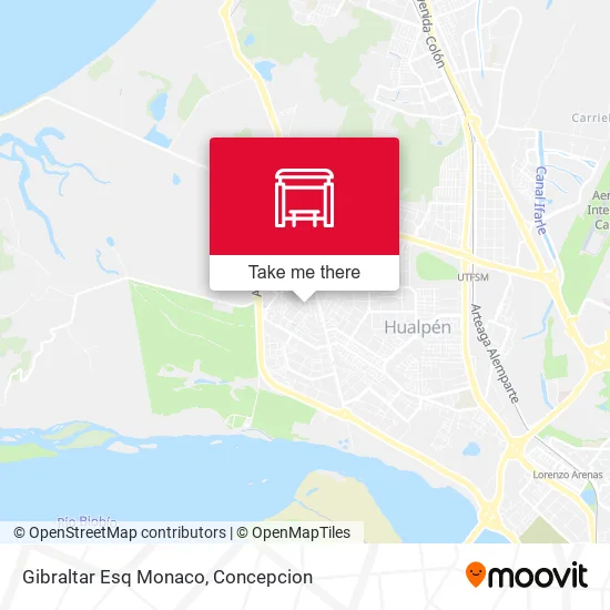 Mapa de Gibraltar Esq Monaco