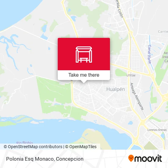 Mapa de Polonia Esq Monaco