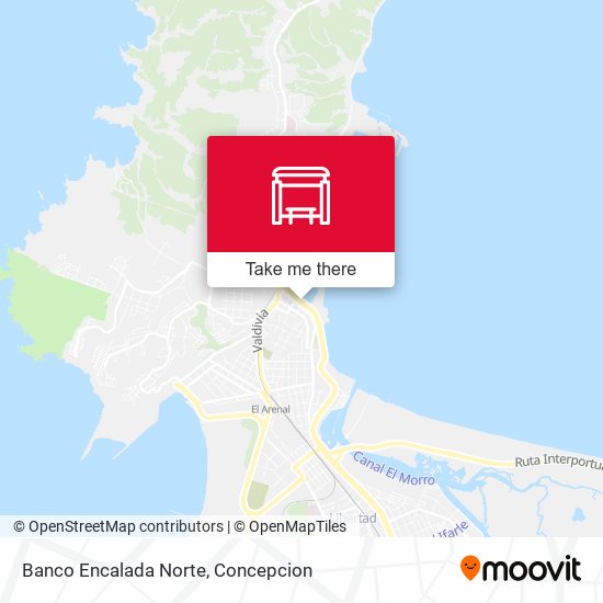 Banco Encalada  Norte map