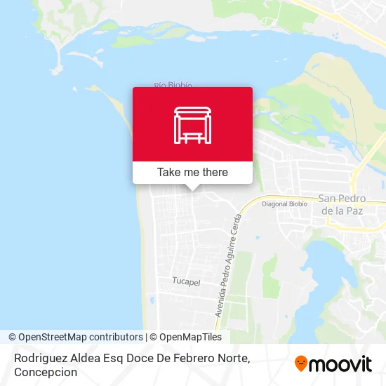 Mapa de Rodriguez Aldea Esq Doce De Febrero  Norte
