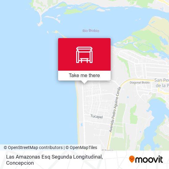 Mapa de Las Amazonas Esq Segunda Longitudinal