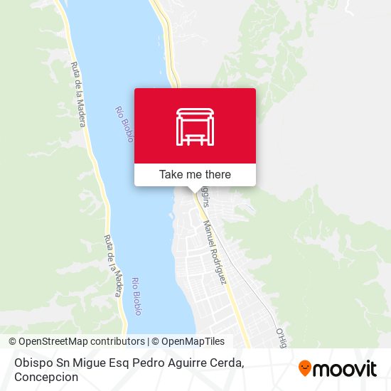 Obispo Sn Migue Esq Pedro Aguirre Cerda map