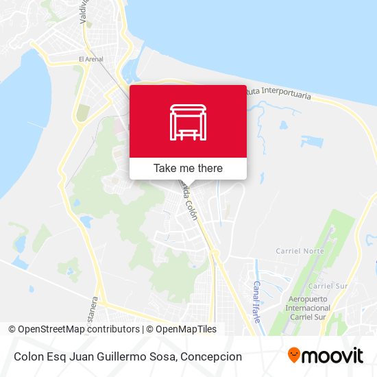 Colon Esq Juan Guillermo Sosa map