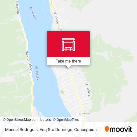 Mapa de Manuel Rodriguez Esq Sto Domingo