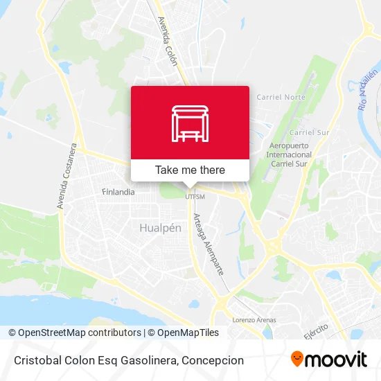 Mapa de Cristobal Colon Esq Gasolinera