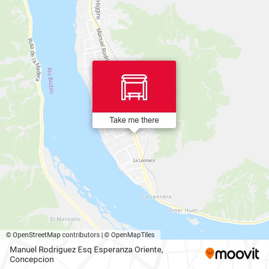 Mapa de Manuel Rodriguez Esq Esperanza  Oriente