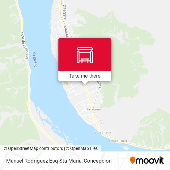 Mapa de Manuel Rodriguez Esq Sta Maria