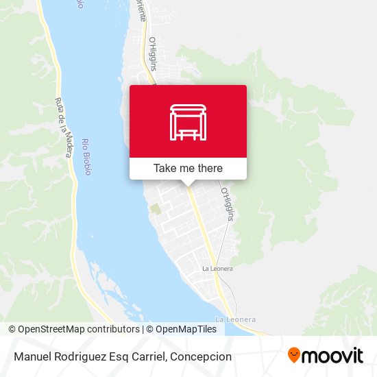 Mapa de Manuel Rodriguez Esq Carriel