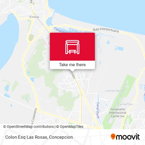 Mapa de Colon Esq Las Rosas