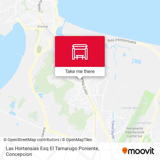 Mapa de Las Hortensias Esq El Tamarugo  Poniente