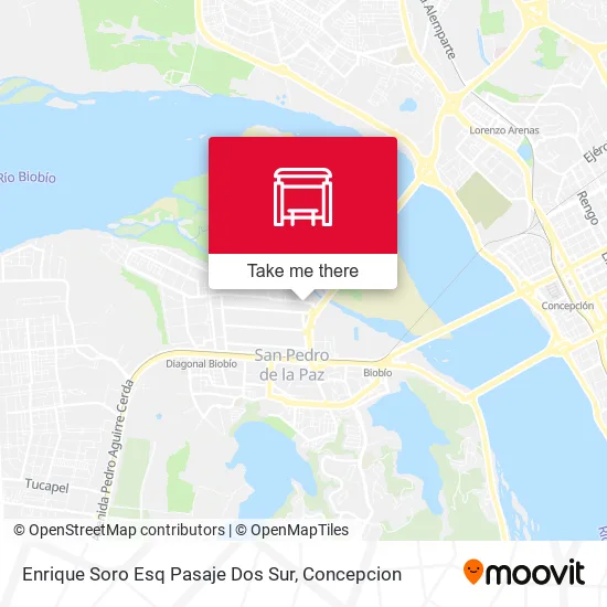 Mapa de Enrique Soro Esq Pasaje Dos  Sur