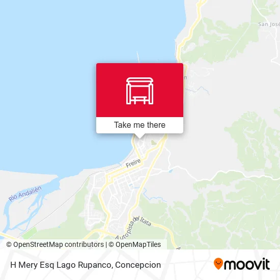 Mapa de H Mery Esq Lago Rupanco