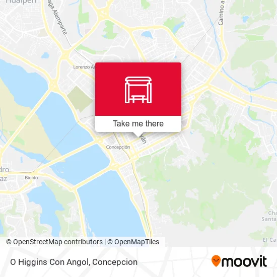 Mapa de O Higgins Con Angol