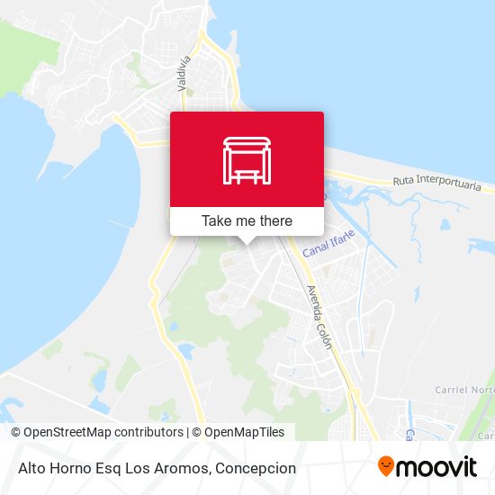 Alto Horno Esq Los Aromos map