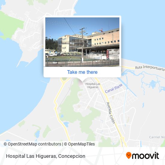 Hospital Las Higueras map