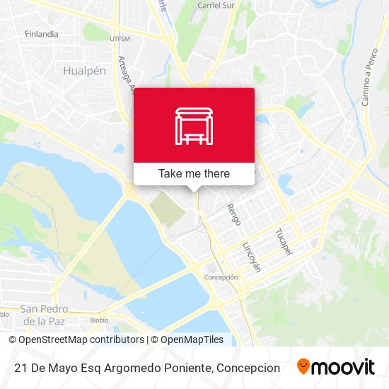 Mapa de 21 De Mayo Esq Argomedo  Poniente