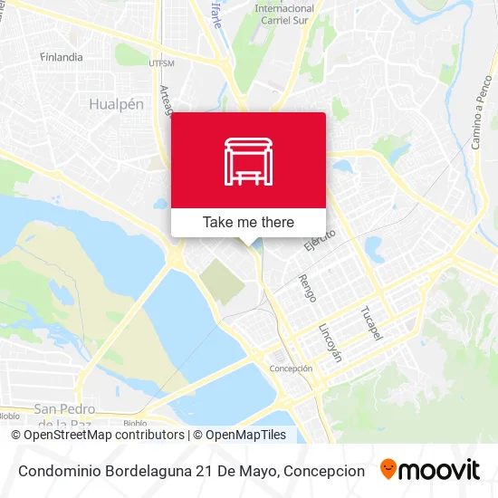 Mapa de Condominio Bordelaguna  21 De Mayo