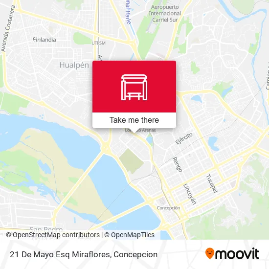 Mapa de 21 De Mayo Esq Miraflores