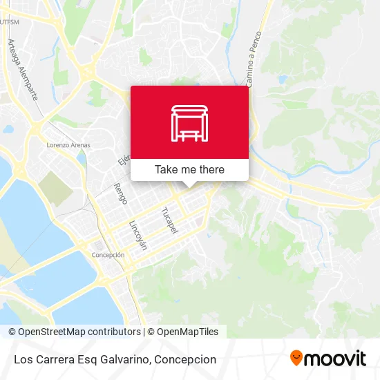 Mapa de Los Carrera Esq Galvarino