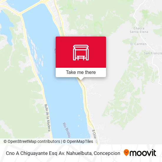 Mapa de Cno A Chiguayante Esq Av. Nahuelbuta