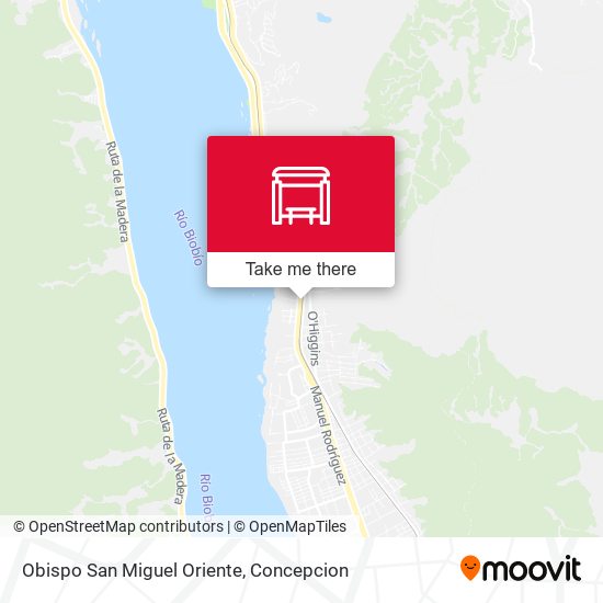 Obispo San Miguel  Oriente map