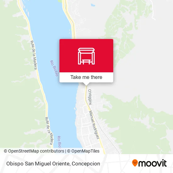 Mapa de Obispo San Miguel  Oriente